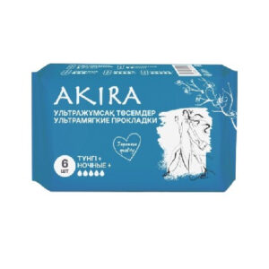 AKIRA Прокладки супер ночные 6 шт 0140