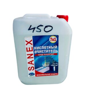 Sanex Кислотный очиститель для чистки унитаза/ванны/душ кабин 5л