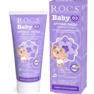 Rocs baby зубная паста аромат липы 45 гр