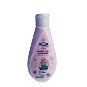 AQA baby Шампунь-бальзам д/дев Блестящие локоны 250мл