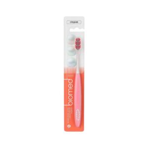 Biomed Зубная щетка Real Gloss с жемчужной пудрой средняя